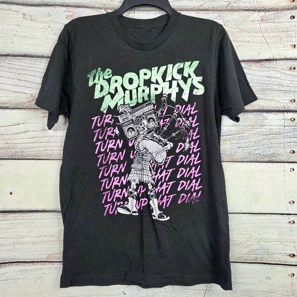 Dropkick Murphys 2021 Tour Band T Shirt Black Small